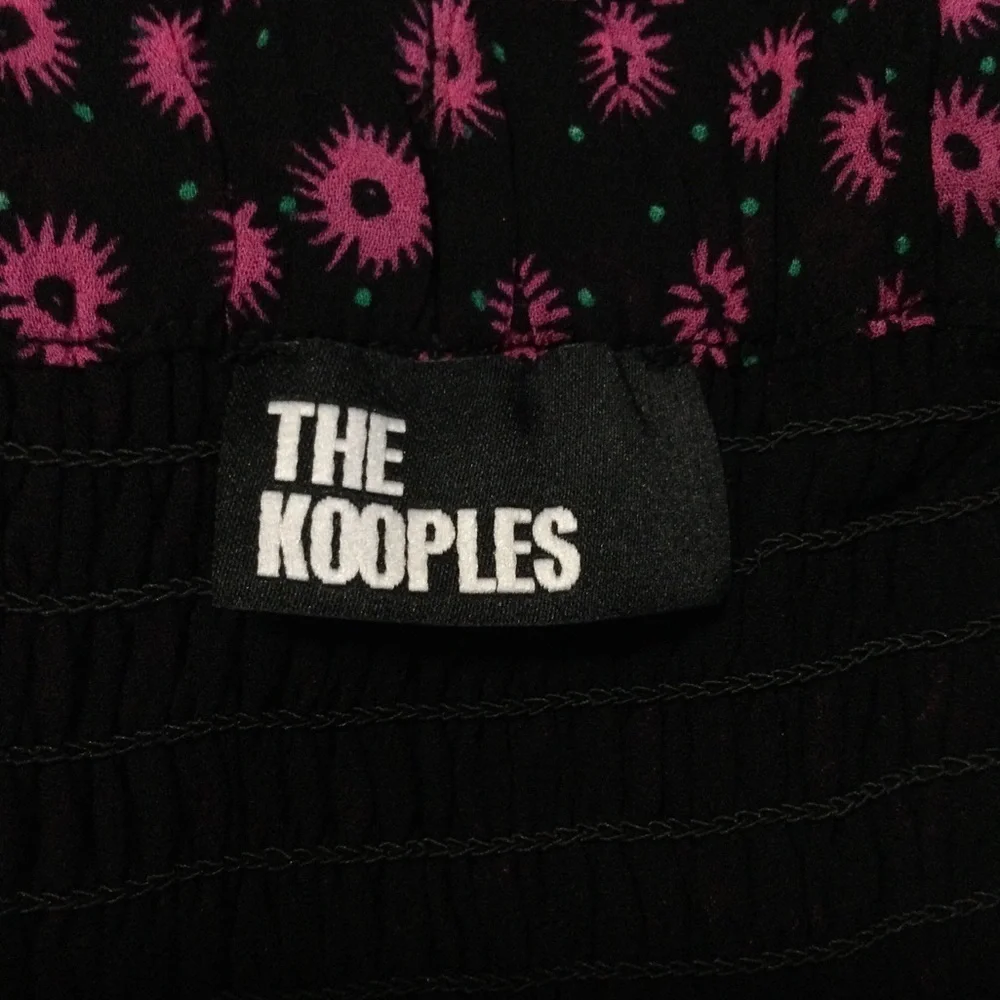 The Kooples Ditsy Flower Mini Skirt Pink/Black